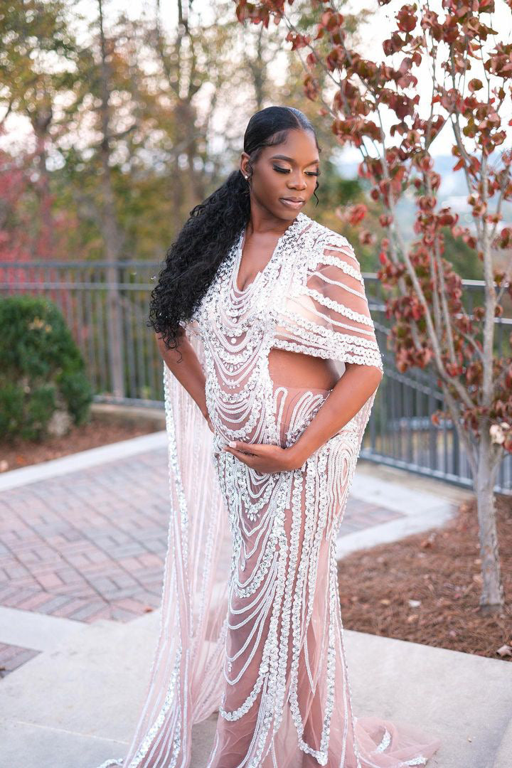 Kim Cape Maternity Dress