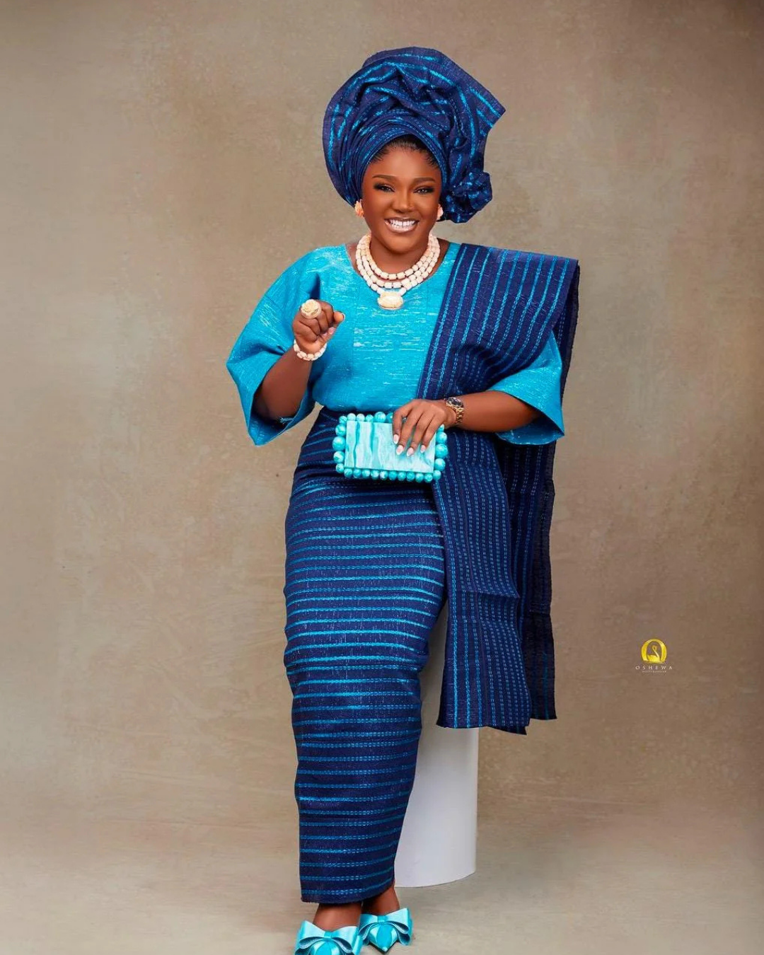 Classic Asooke Iro And Buba, Mother Of The Bride And Groom Outfits, 40th Birthday Attire, Asooke For Women, Nigerian Wedding Suit, Asooke