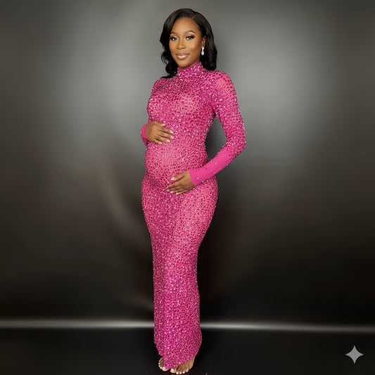 Drill Maternity Dress