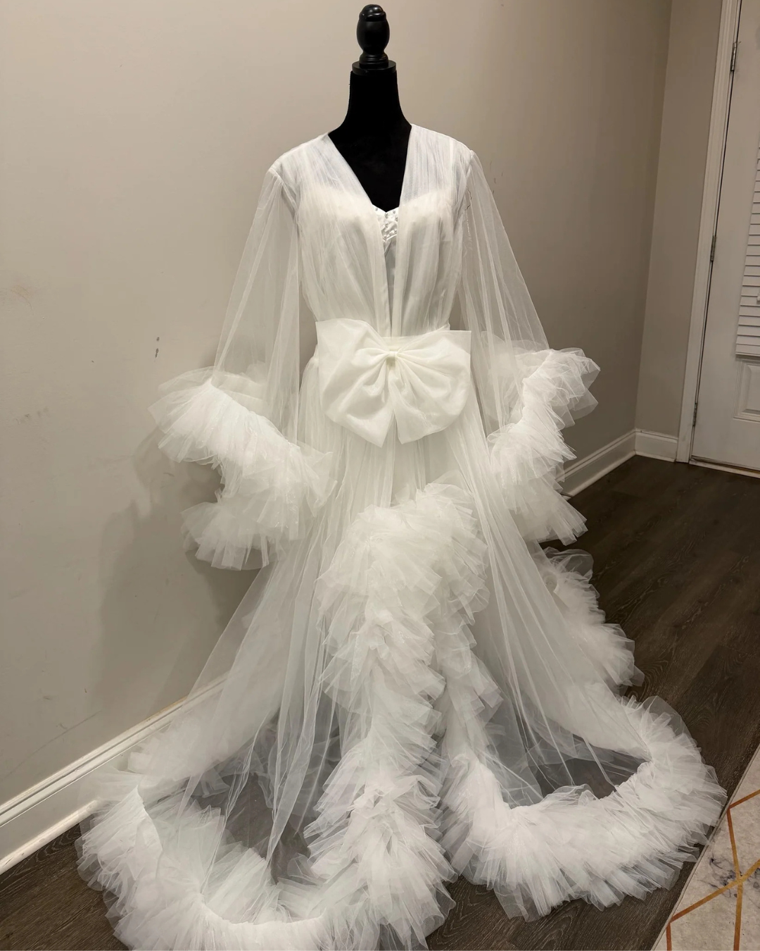 Bridal Robe, Plus Size White Wedding Robes, Wedding Day Robe, Gift For Bride To Be, Bridal Morning Robe, Gift For Her, 2025 Bride, 2026 Bride