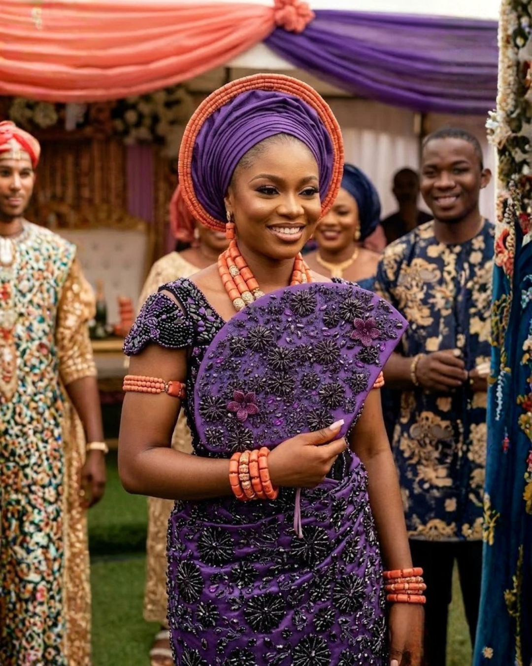Chioma Wedding Fan