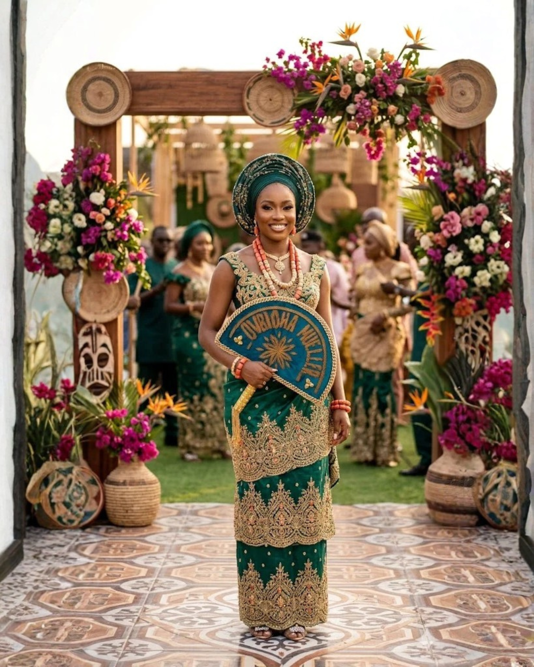 Ada Wedding Fan