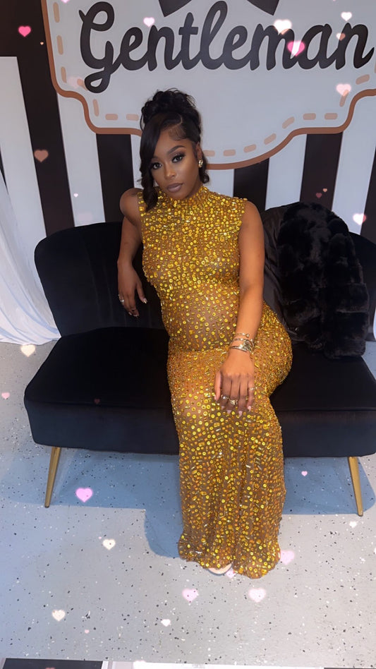 Goldie Plus Size Maternity Dress