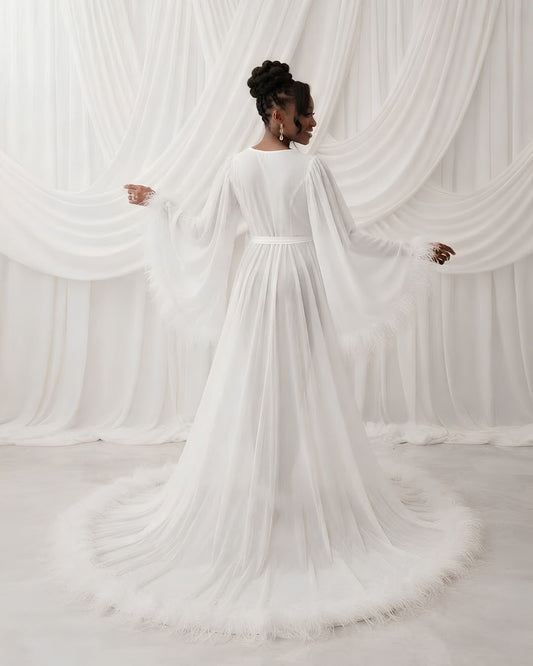Tatiana Feather robe