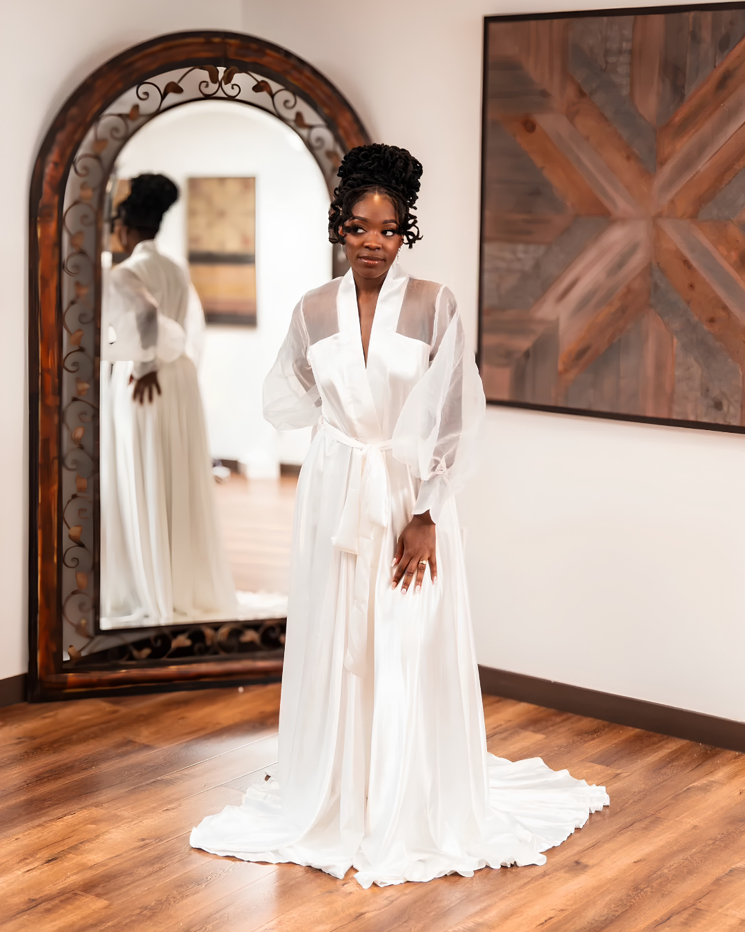 bride satin dressing gown Amazon.com: BATHGOWN Long Wedding Robe with Train Satin Silk Bathrobe Bridal Boudoir Nightgown Luxury White Dressing Gown : Clothing, Shoes & Jewelry