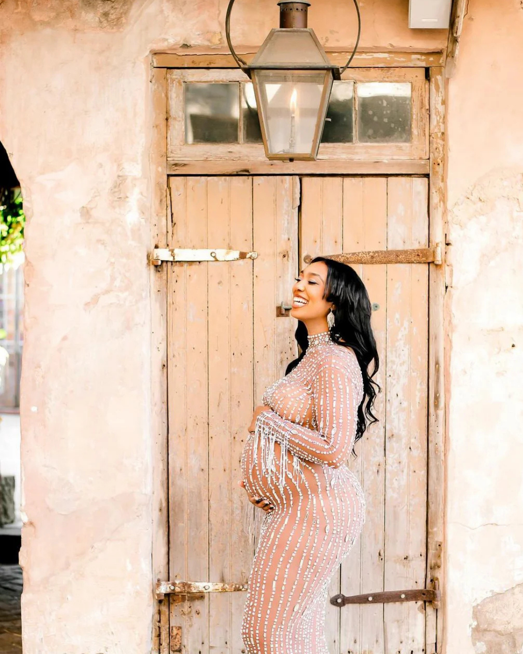 Selassie Tassel Maternity Dress