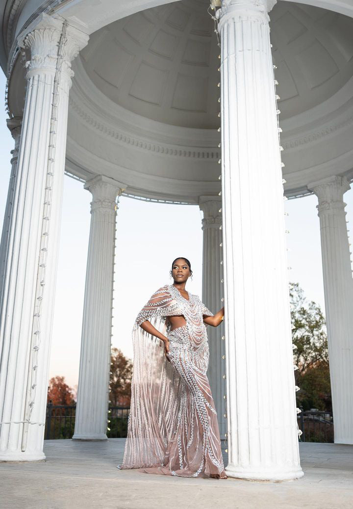 Kim Cape Maternity Dress