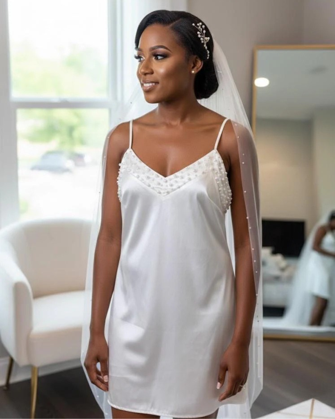 Bridal Robe, Long White Wedding Robes for Brides, Tulle Robe, Wedding Day Robe, Gift for Her, Bride To Be Wedding Gifts, Bridal Morning Robe