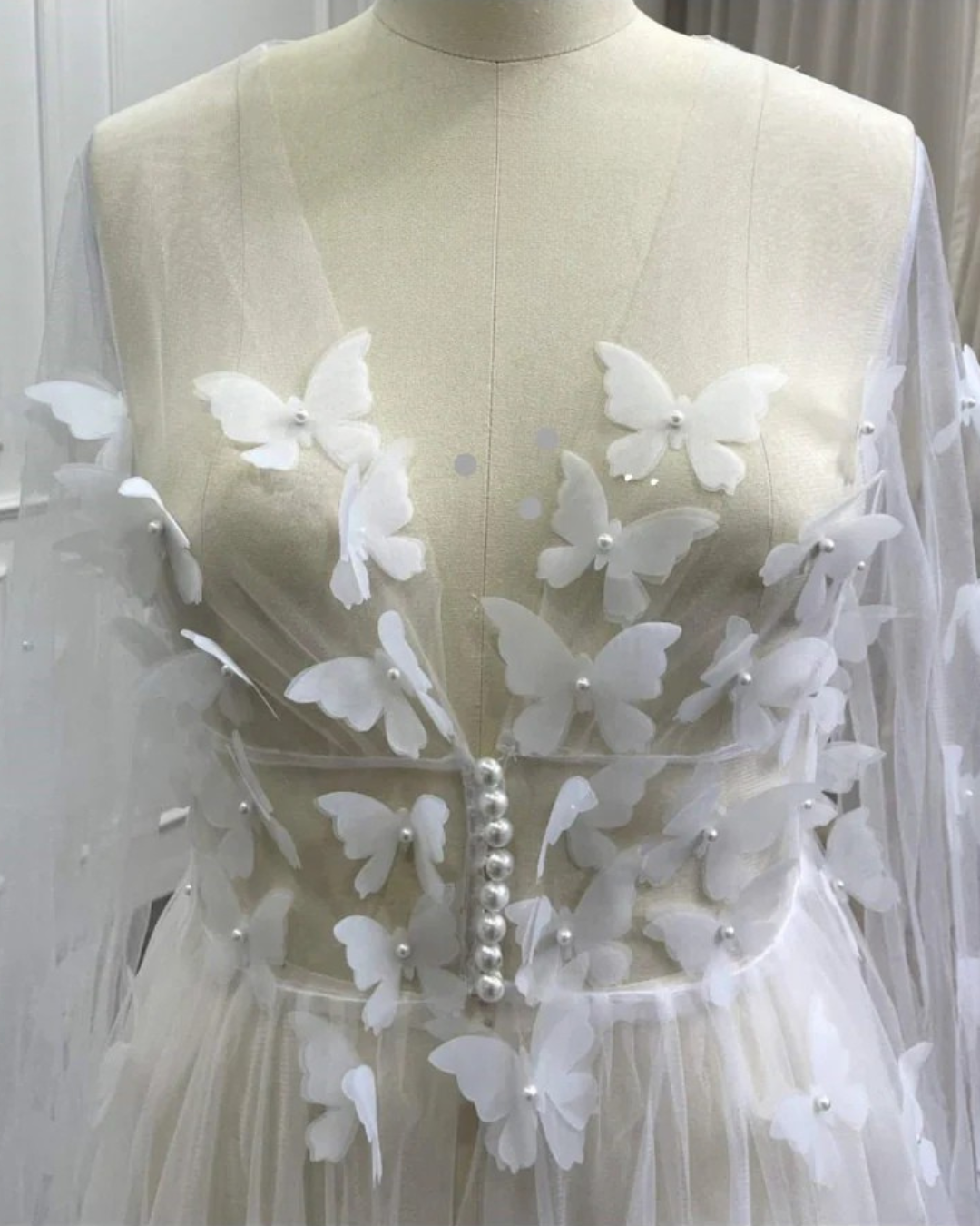 Fiona 3-D Butterfly Robe (Ready to Ship, L)