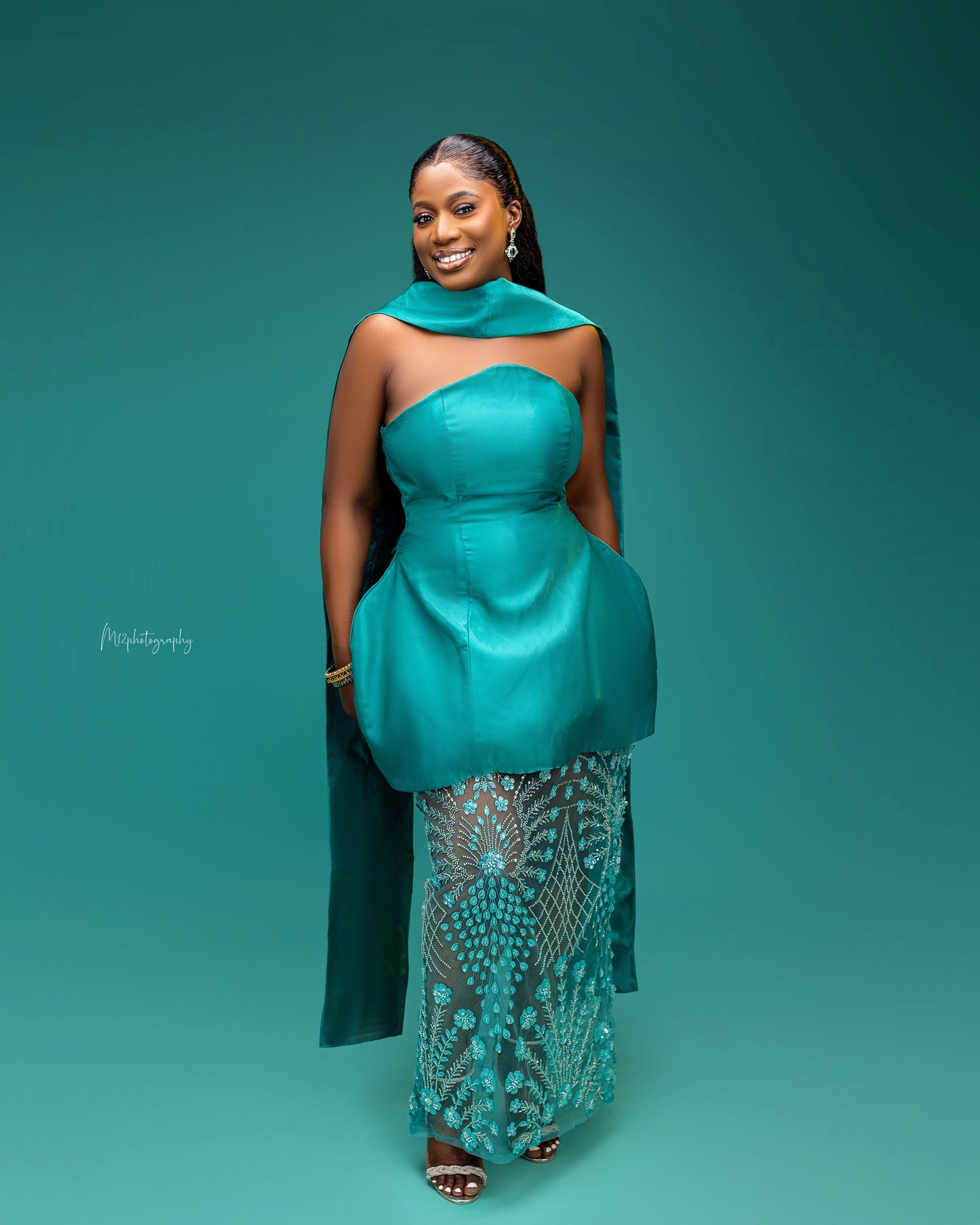 Demi Peplum Dress (Available in any custom color)