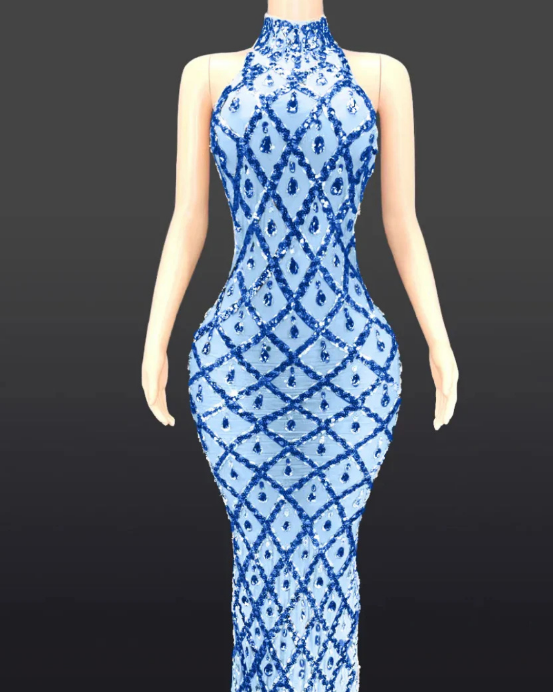 Tina Diamond Maternity Dress Plus Size