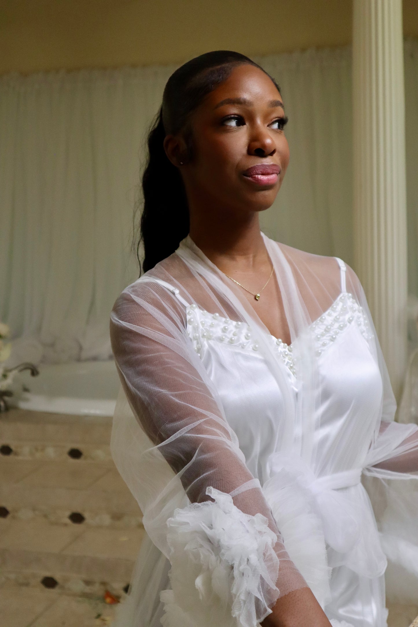Azariah Floral Bridesmaids Robe preorder