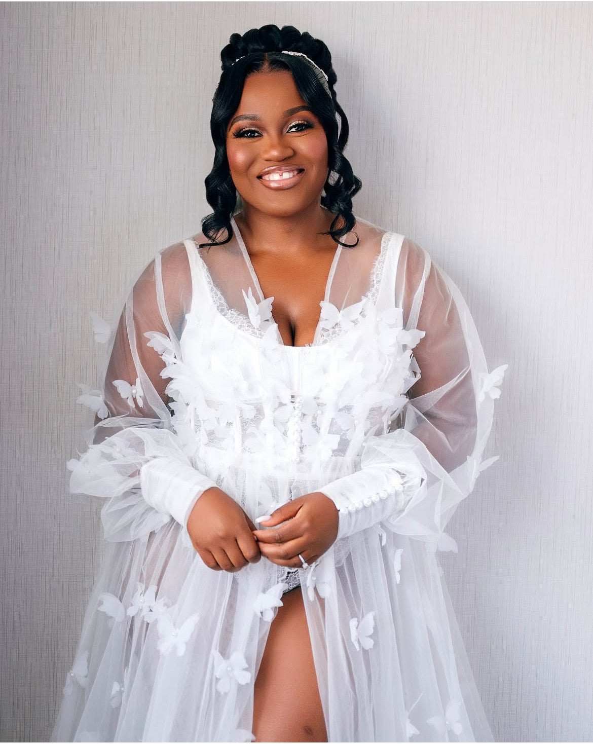 Fiona 3-D Butterfly Robe