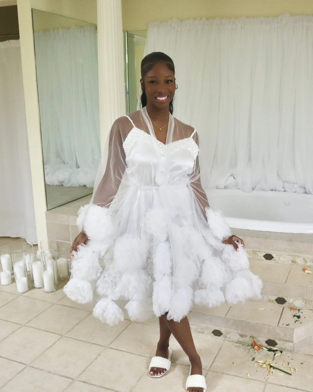 Azariah Floral Bridesmaid Robe