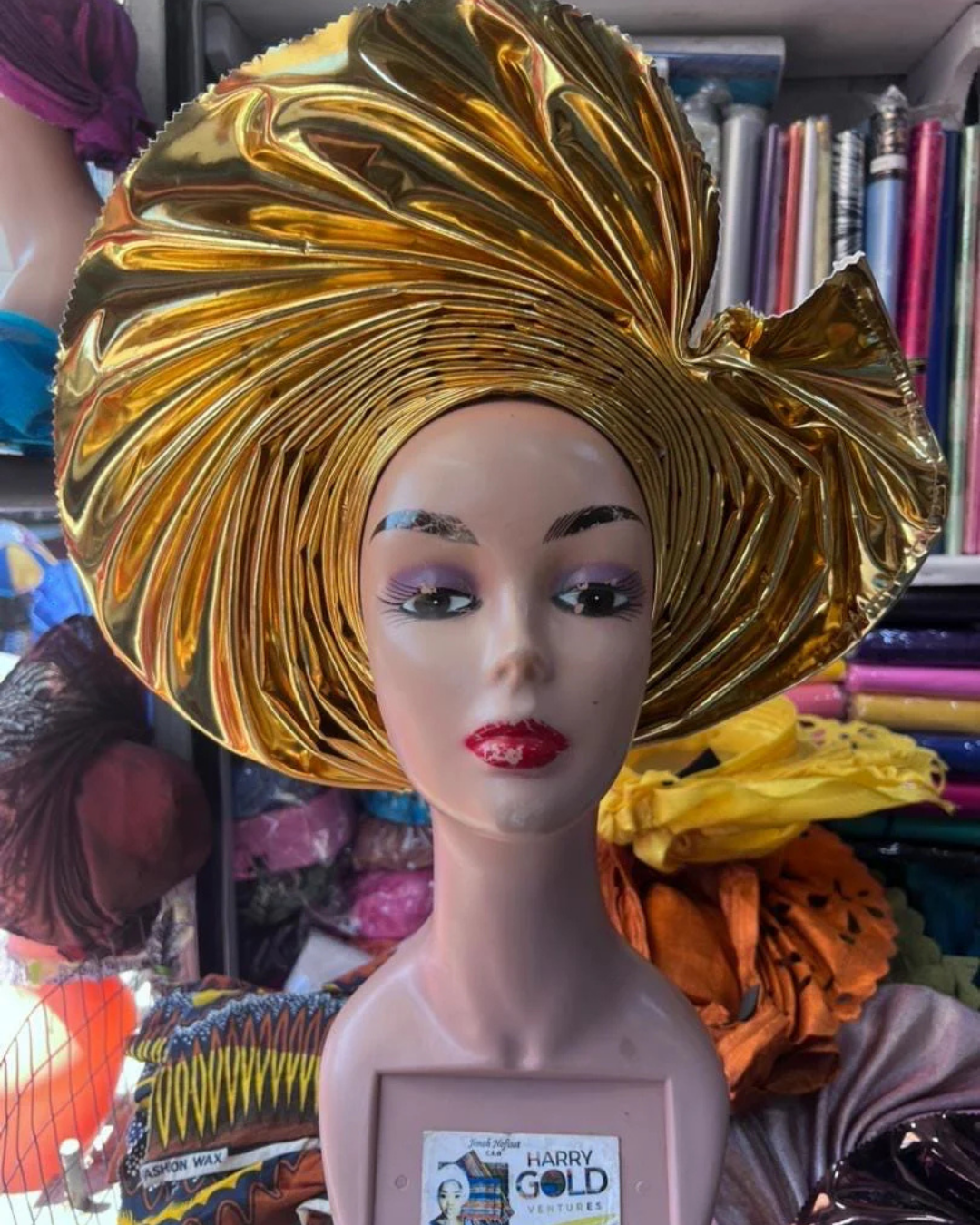 Liquid Metallic Leather Auto Gele