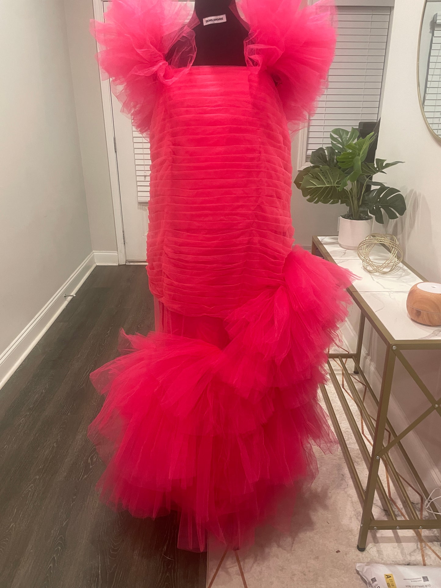 Pink Maternity Dress