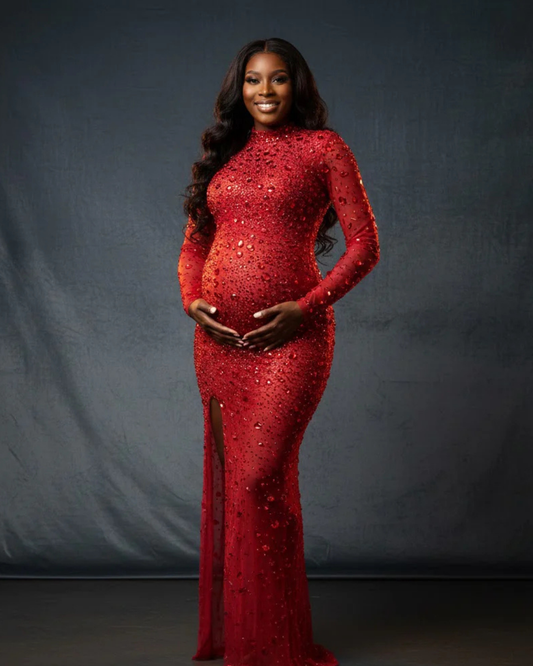 Lacy Maternity Dress