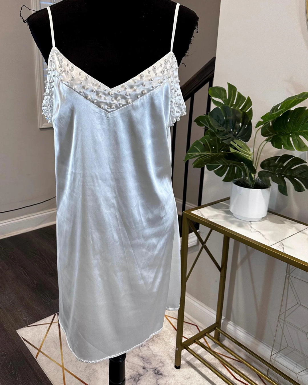 Bridal Robe, Wedding Robes, Pearl Slip Dress, Wedding Day Robe, Gift for Bride To Be, Bridal Morning Robe, Gift For Her, 2025 Bride, 2026 Bride