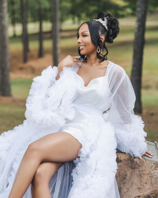 Alex Bridal Ruffle Robe