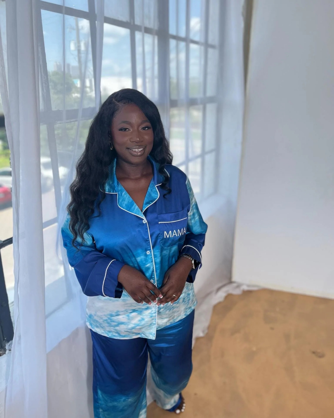 Something Blue Cloud Pyjamas (Mama)