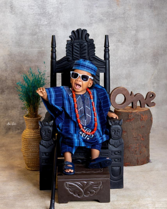 Baby Boys Asooke Agbada, Other Color Available, Naija Attire for Kids, Nigerian Asooke, 1st And 2nd Birthday, African Outfit for Little Boys