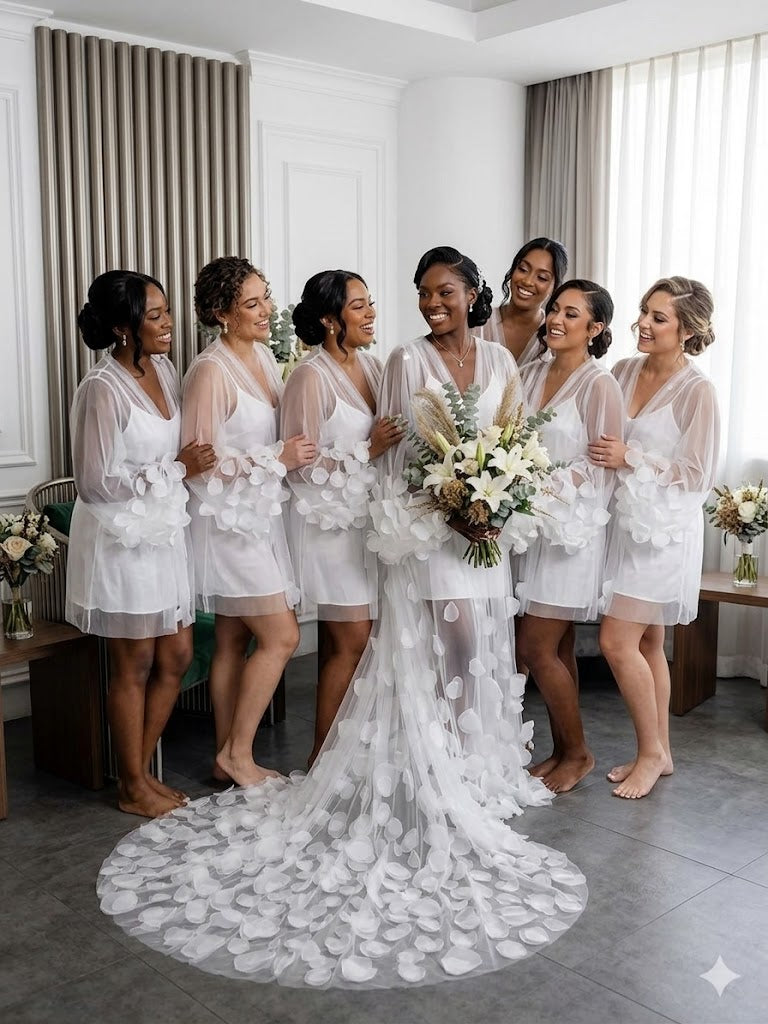 Lydia Bridesmaid Robe and Slip Dress