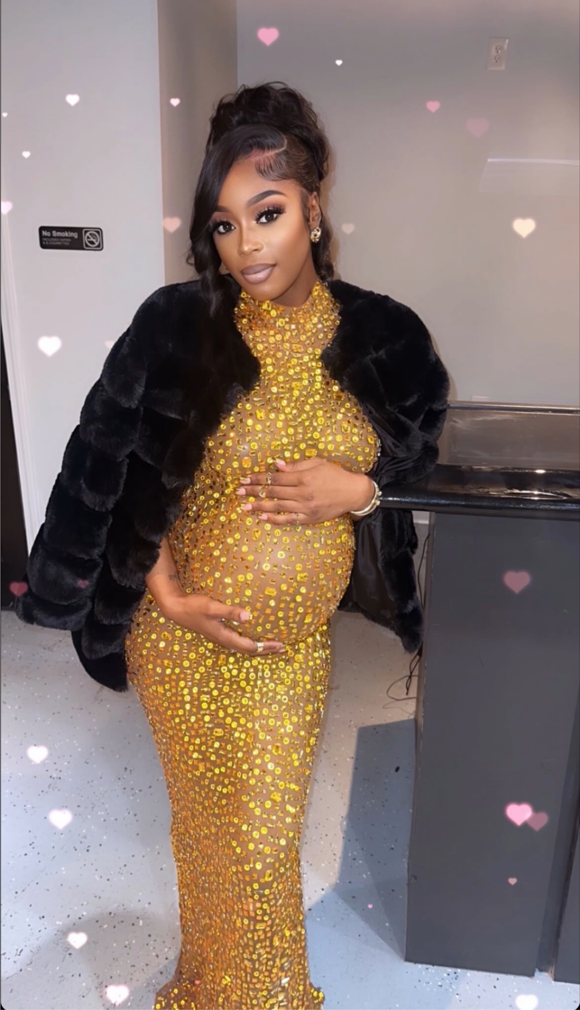 Goldie Plus Size Maternity Dress