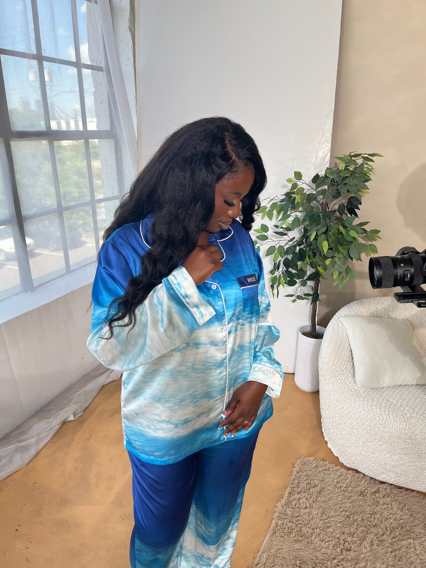 Something Blue Cloud Pyjamas (Bride)