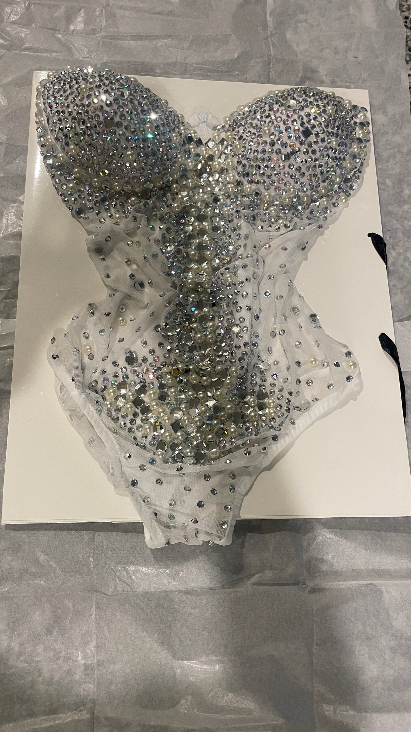 Bridal Shimmer Bodysuit