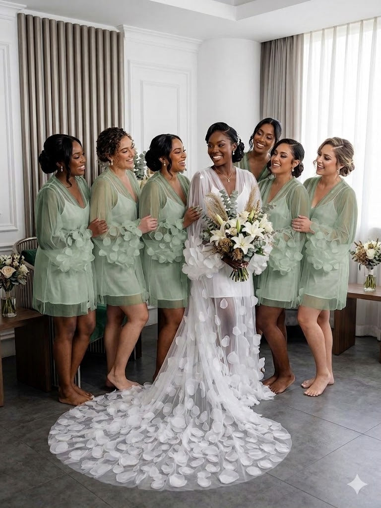 Lydia Bridesmaid Robe and Slip Dress