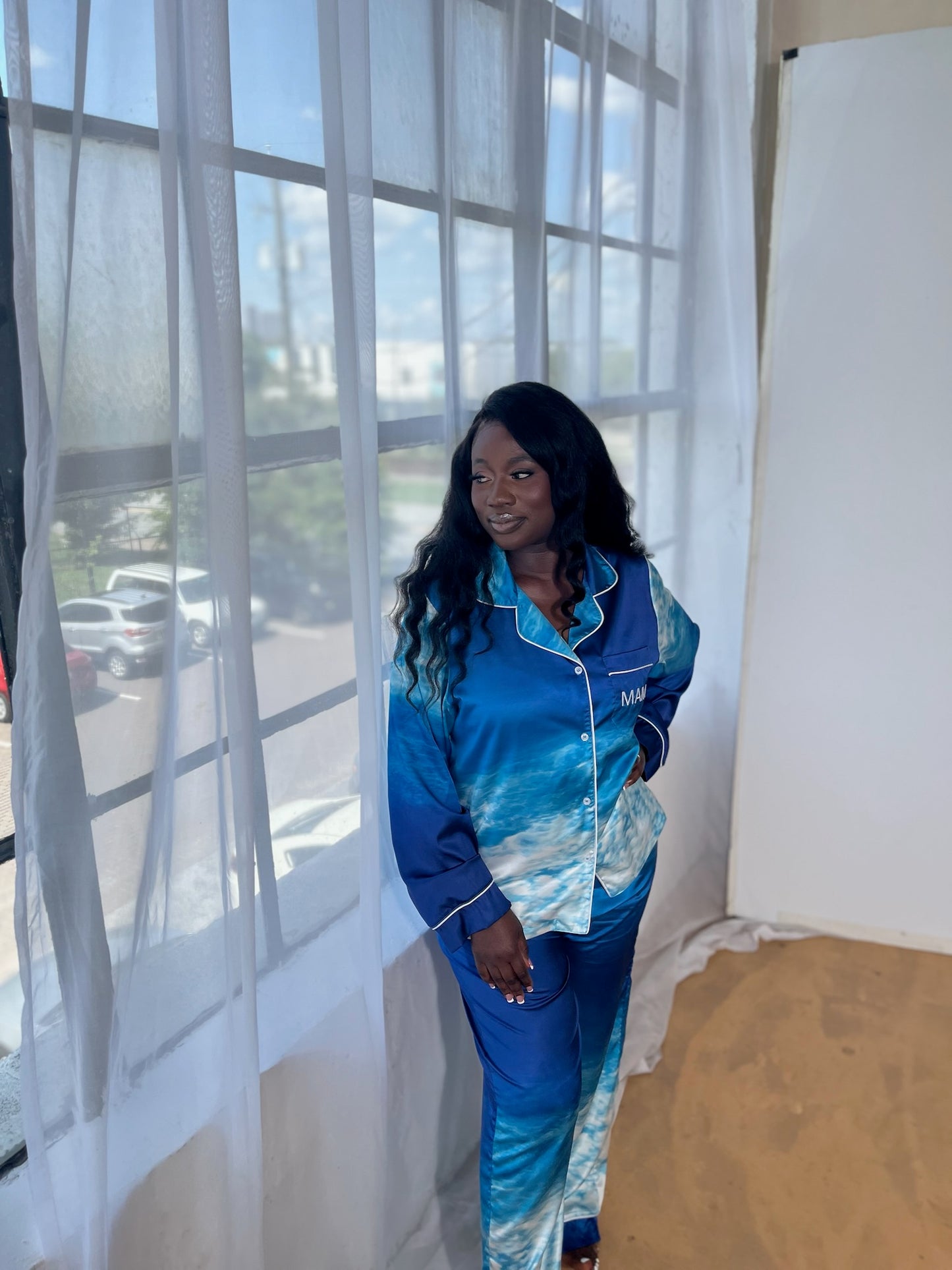 Something Blue Cloud Pyjamas (Mama)