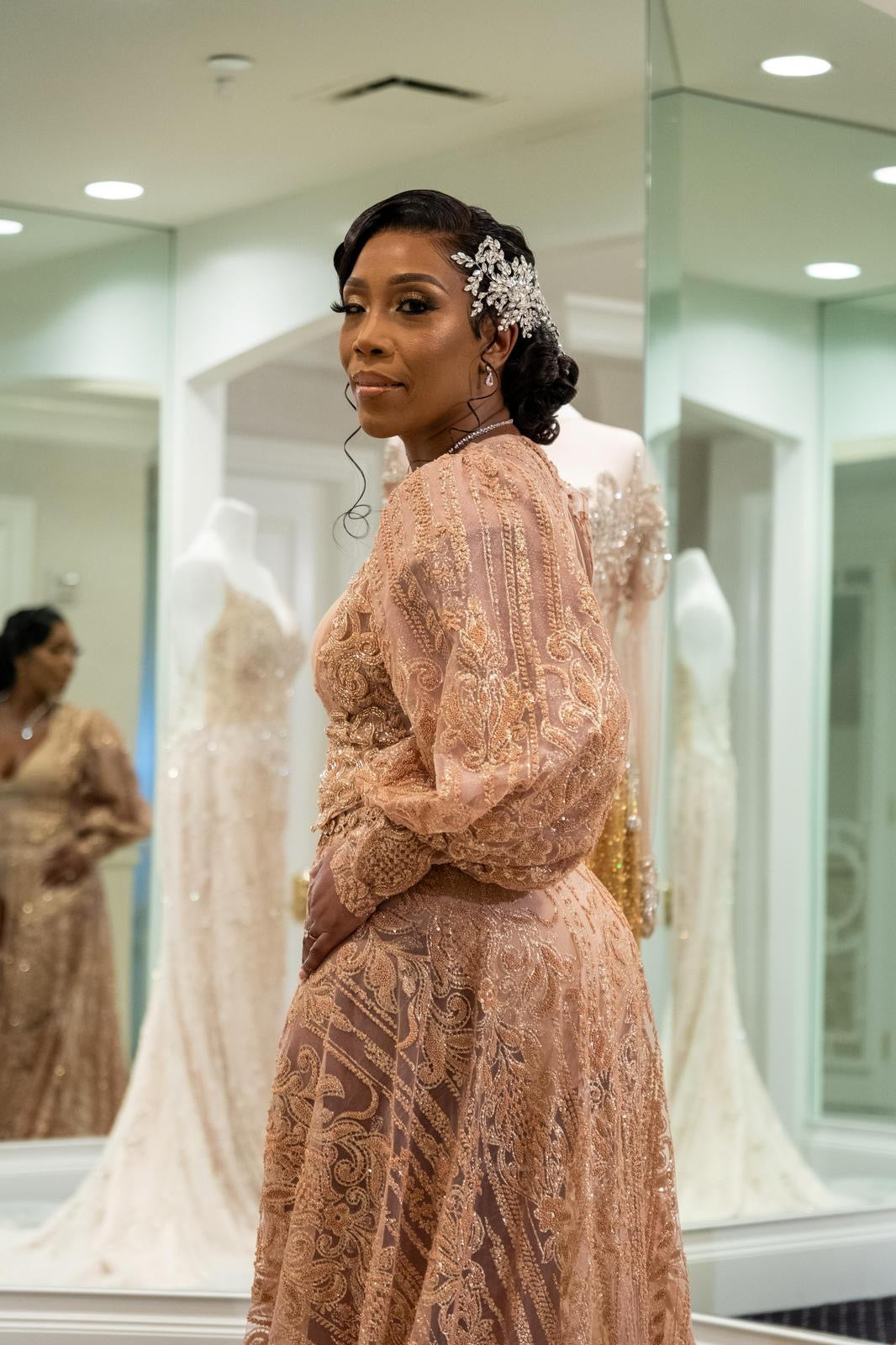 Lorna Embelished Bridal Robe