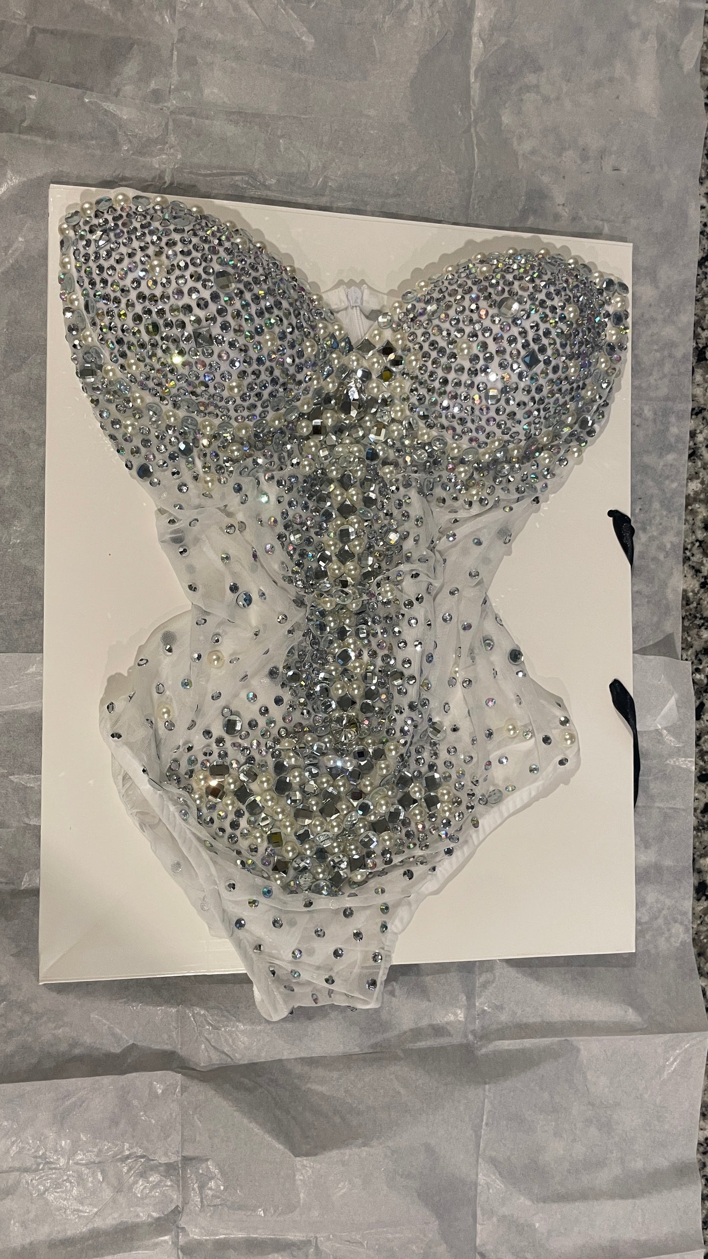 Bridal Shimmer Bodysuit