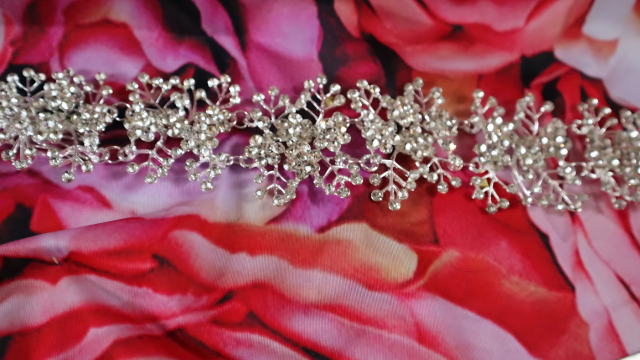 Crystal Blossom Bridal Crown