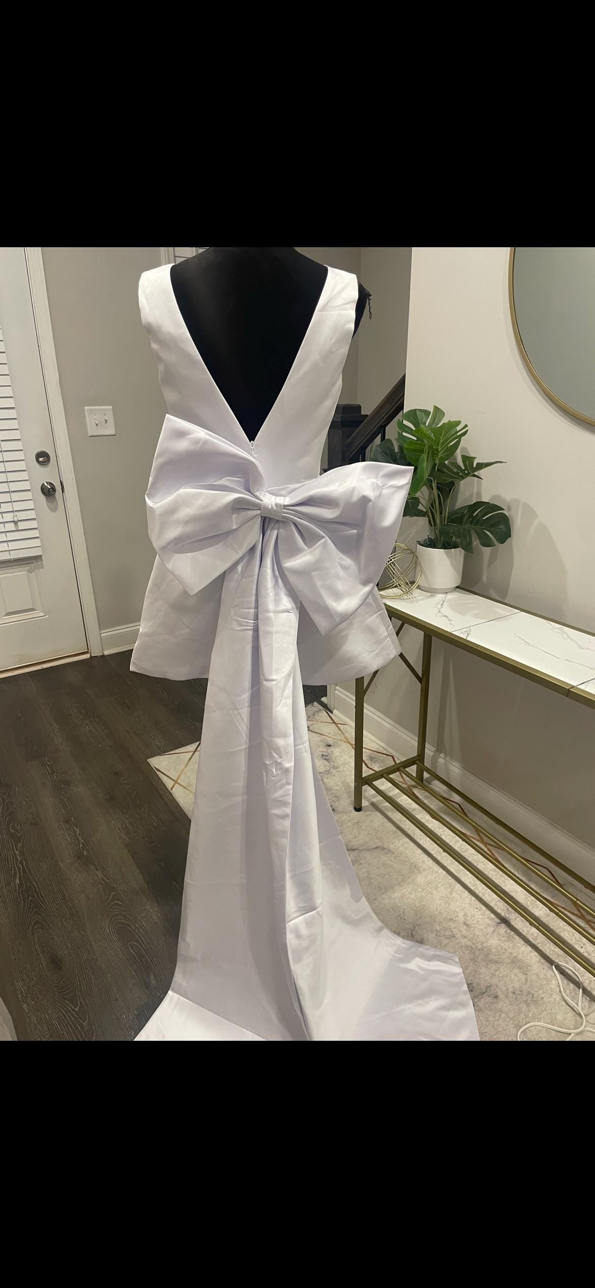 Short wedding dress, Mini wedding dress, bridal dress, white dress, plus size dress, gift for brides, engagement dress