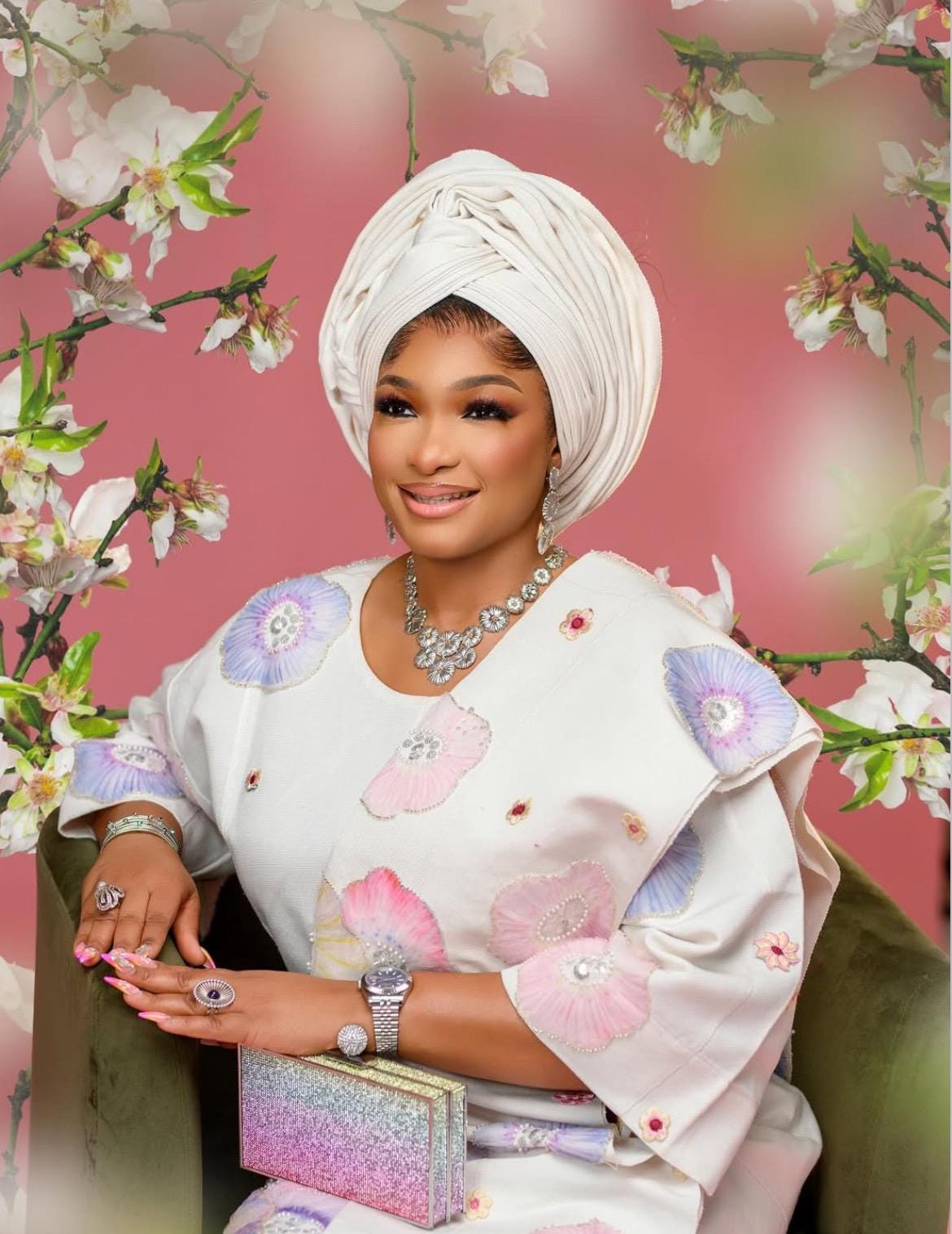 Classic Asooke iro and buba, Mother of the bride and groom outfits, 40th birthday attire, Asooke for women, Nigerian wedding suit. ASOOKE