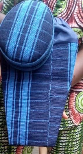 Baby Boys Aso oke Agbada (other color Available,Naija Attire for Kids, Nigerian Asooke , 1st and 2nd birthday African Outfit for Little boys