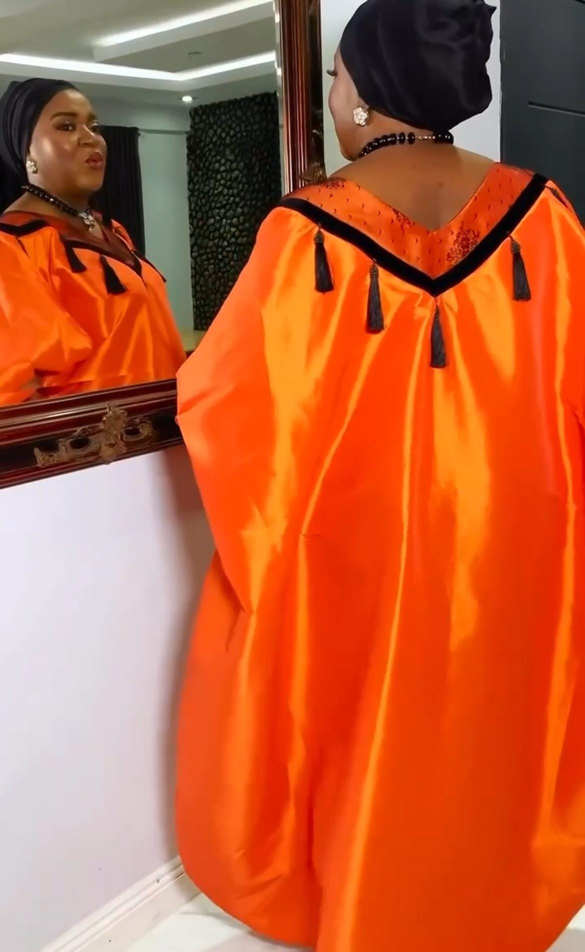 Classic Africa Bubu, Boubou,African satin boubou gown, Nigerian kaftan outfit,motherland style| African print dress | Party wear| danshiki