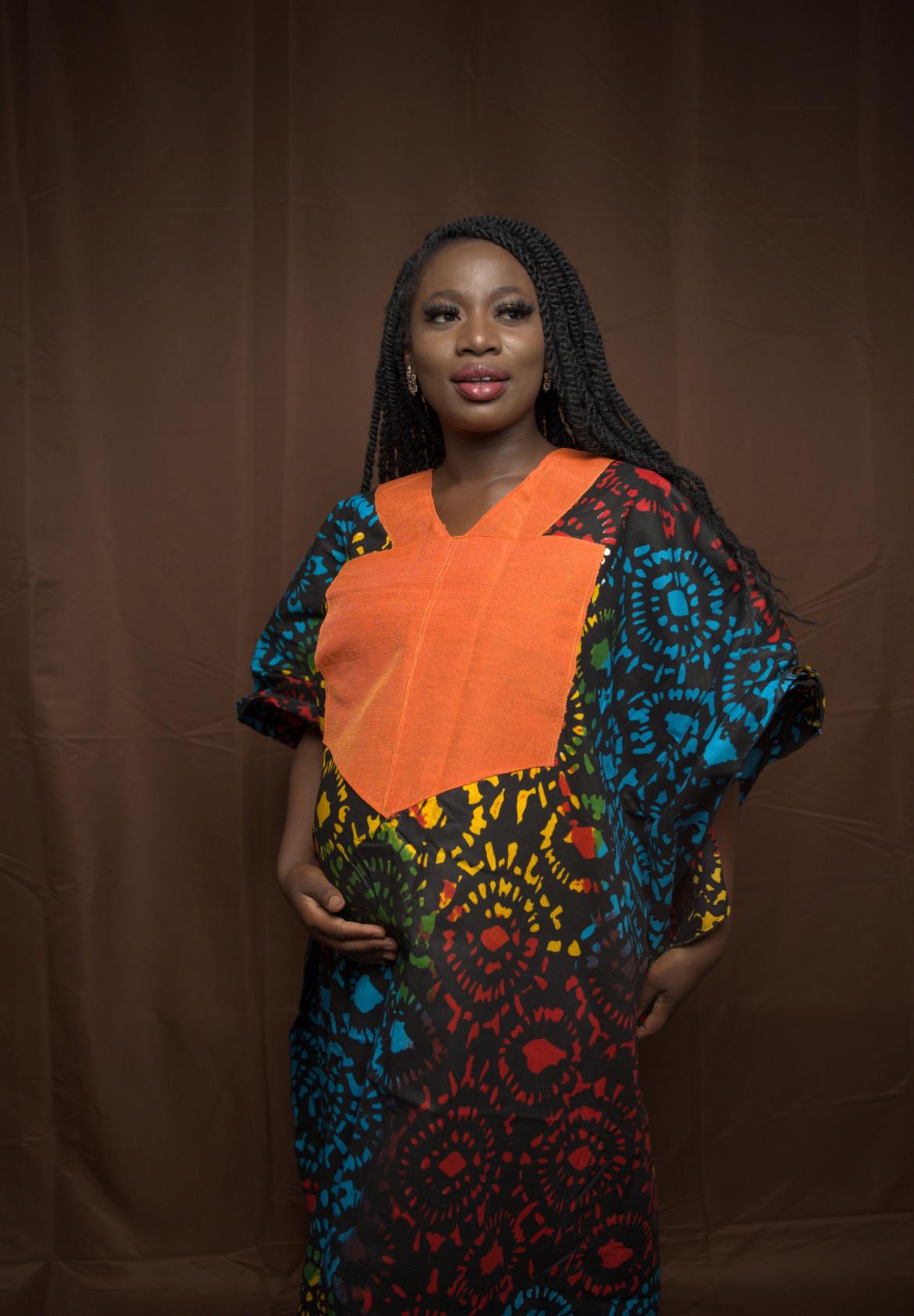 Adire bubu dress|Silk adire| kaftan| african dress| Tie&dye| African bubu dress| Handmade dress| Nigerian dress| cotton Boubou- One size