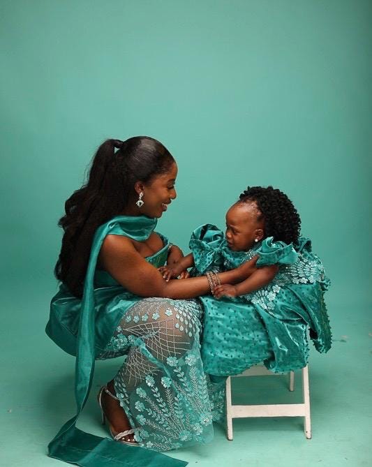 Matching Dresses Mom and Daughter - liquid organza - Wedding gest dresses for special occasion - Birthday Photo shoot outfit, Mommy & me