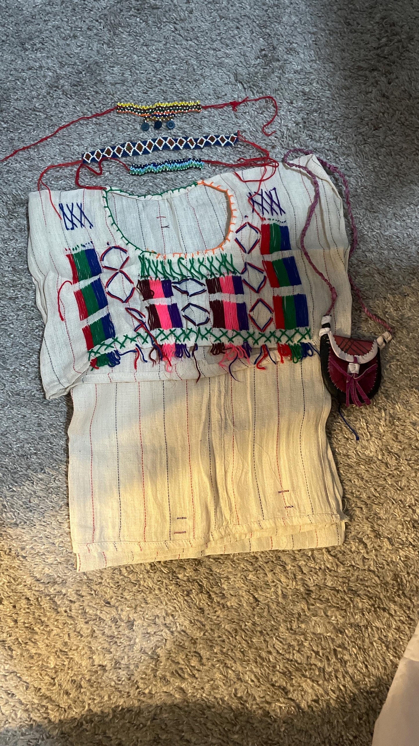 Fulani Outfits for Little Girls, African Attire for Kids, nomadic top and bottom for girls, 1st birthday and 2nd birthday African Outfit