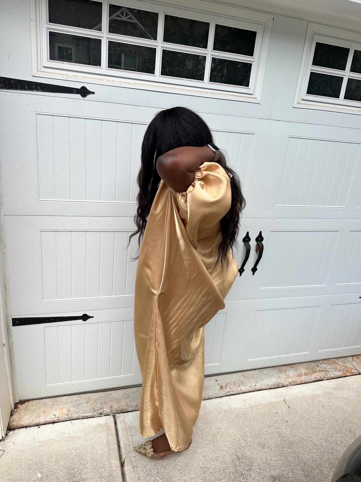 Classic African Bubu, GOLD Boubou,African boubou gown, Nigerian kaftan outfit,motherland style| African print dress | Party wear| danshiki