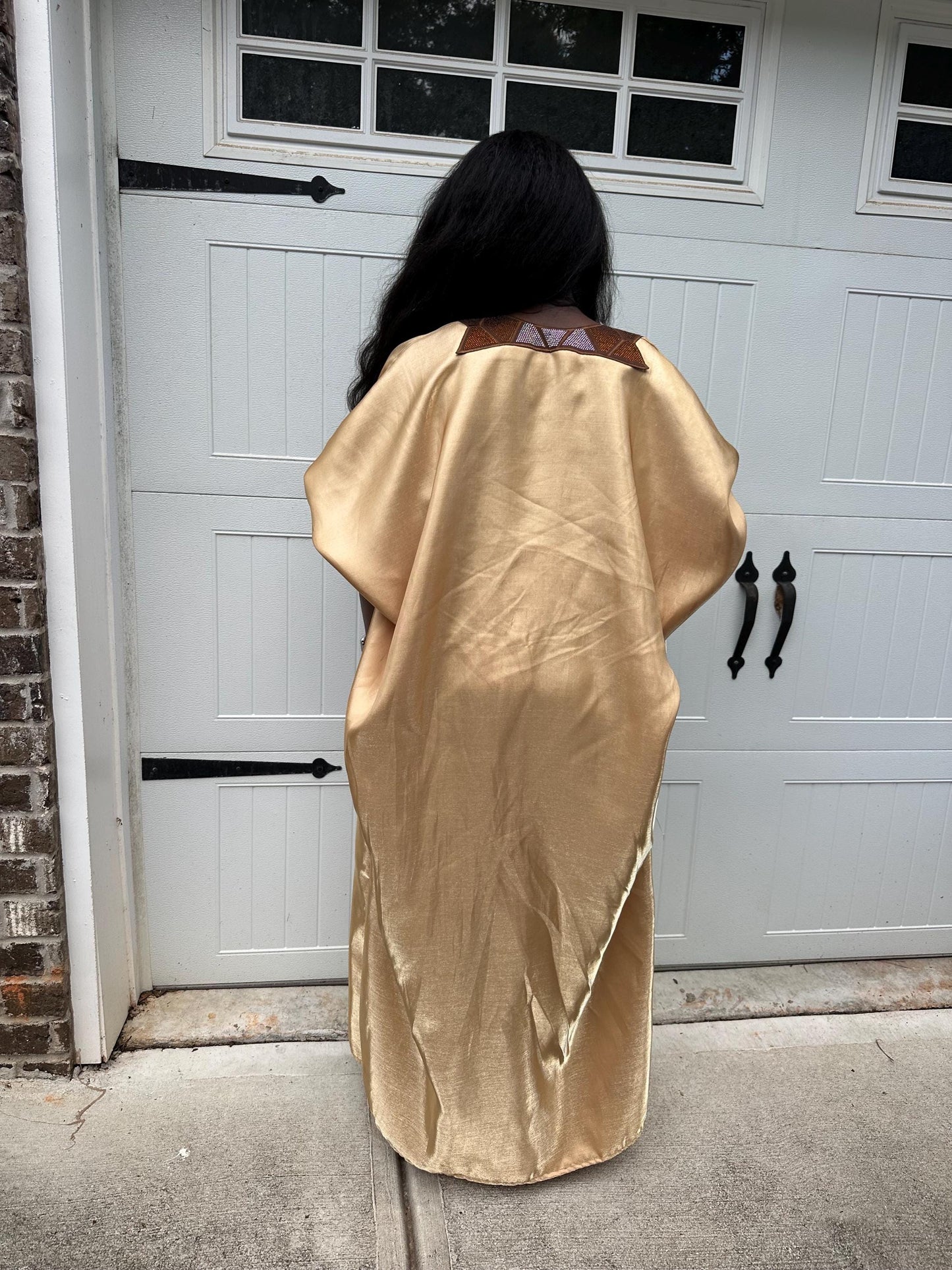Classic African Bubu, GOLD Boubou,African boubou gown, Nigerian kaftan outfit,motherland style| African print dress | Party wear| danshiki