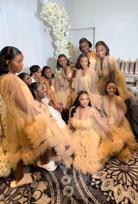 Bridesmaid robe Maternity shoot robe Wedding robe Wedding dress Wedding slip on lingerie Tulle robe for wedding Bridesmaid robe Pyjamas Robe