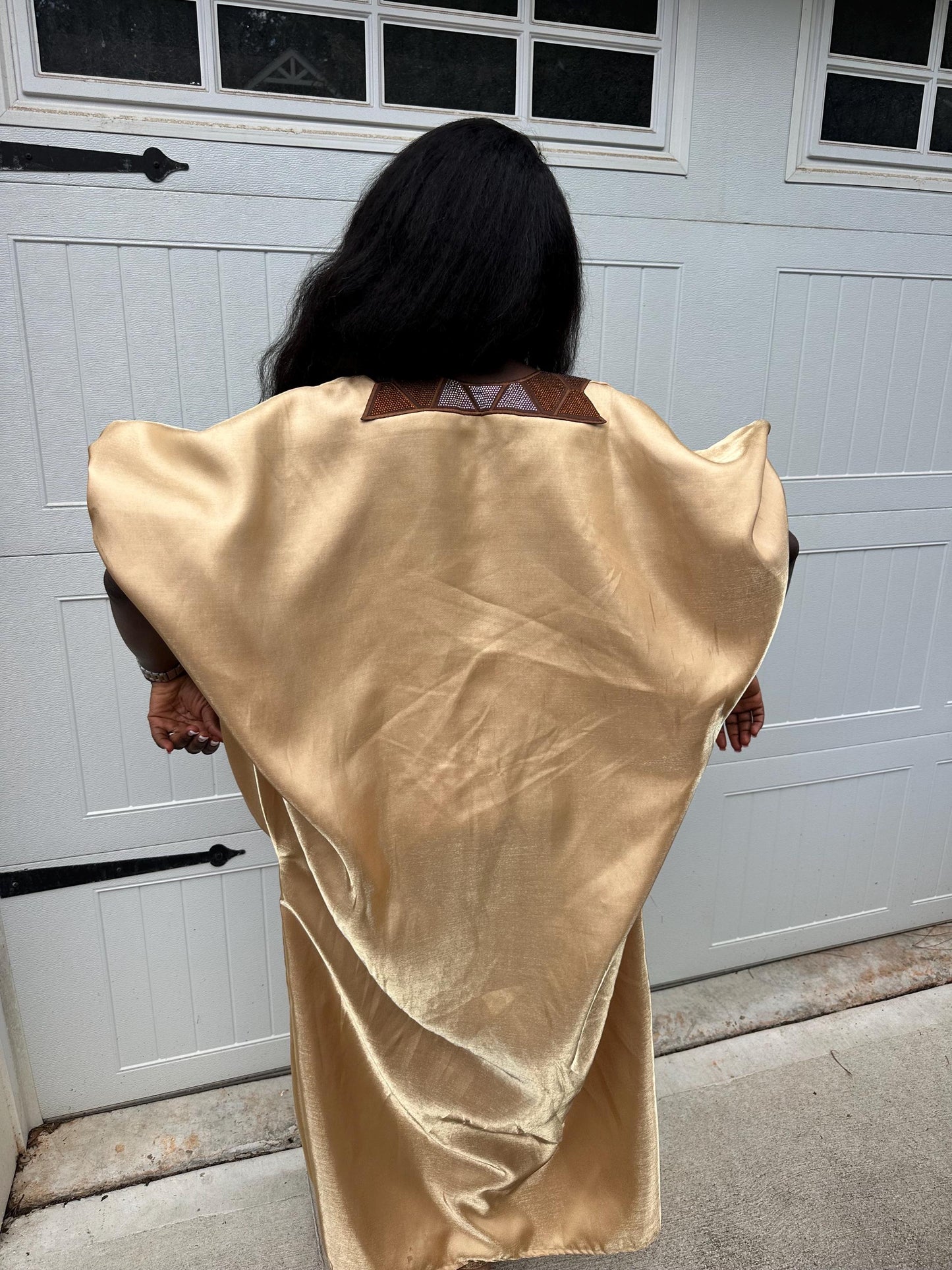 Classic African Bubu, GOLD Boubou,African boubou gown, Nigerian kaftan outfit,motherland style| African print dress | Party wear| danshiki