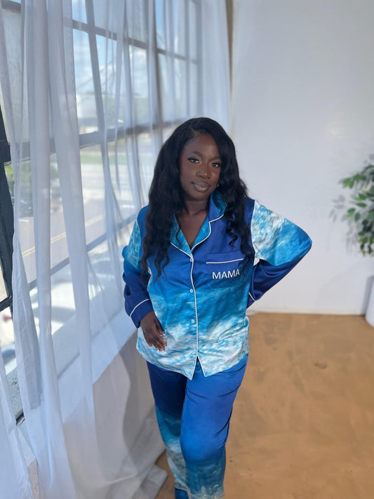 Maternity Cloud Print Pajamas: 'Something Blue' New Mom Gift