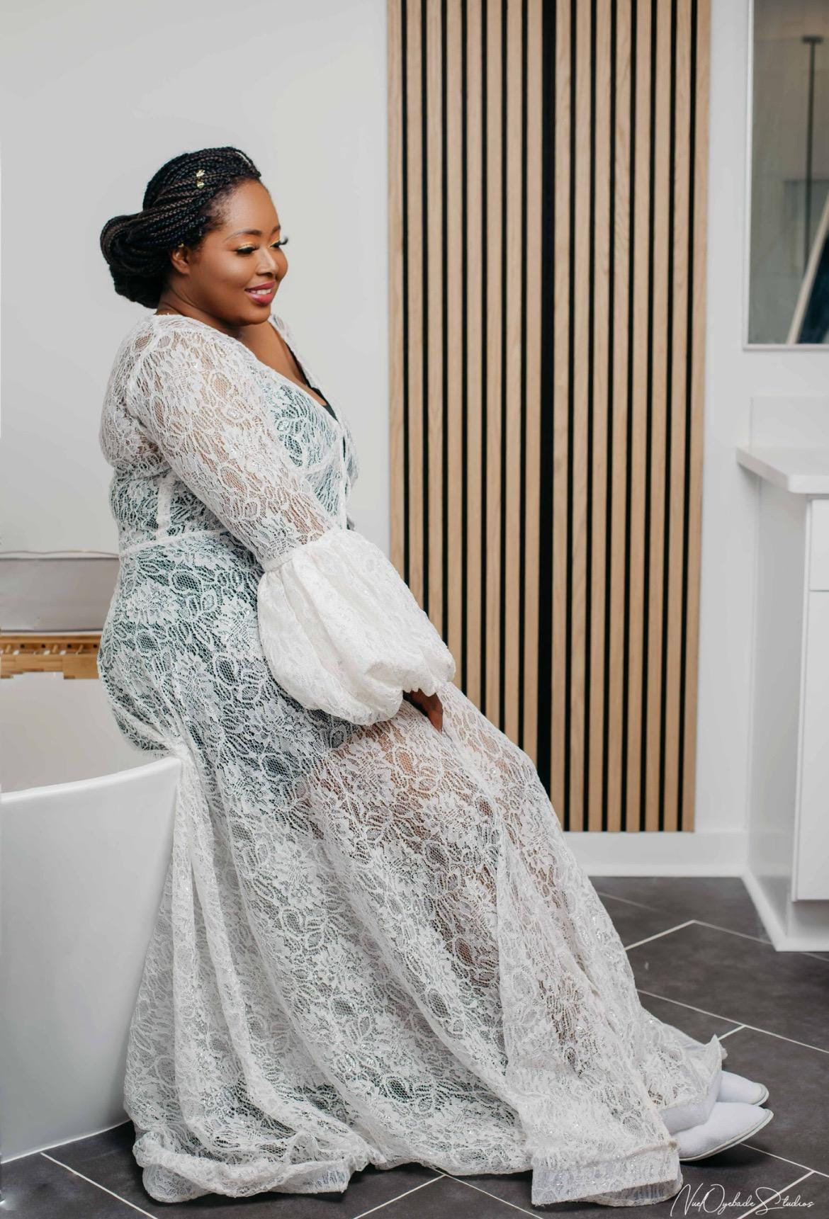 Bridal Robe, Wedding Robes, Short Tulle Robe, Wedding Day Robe,Gift for Bride to be,Bridal morning robe, Gift for her, 2025 bride 2026 bride