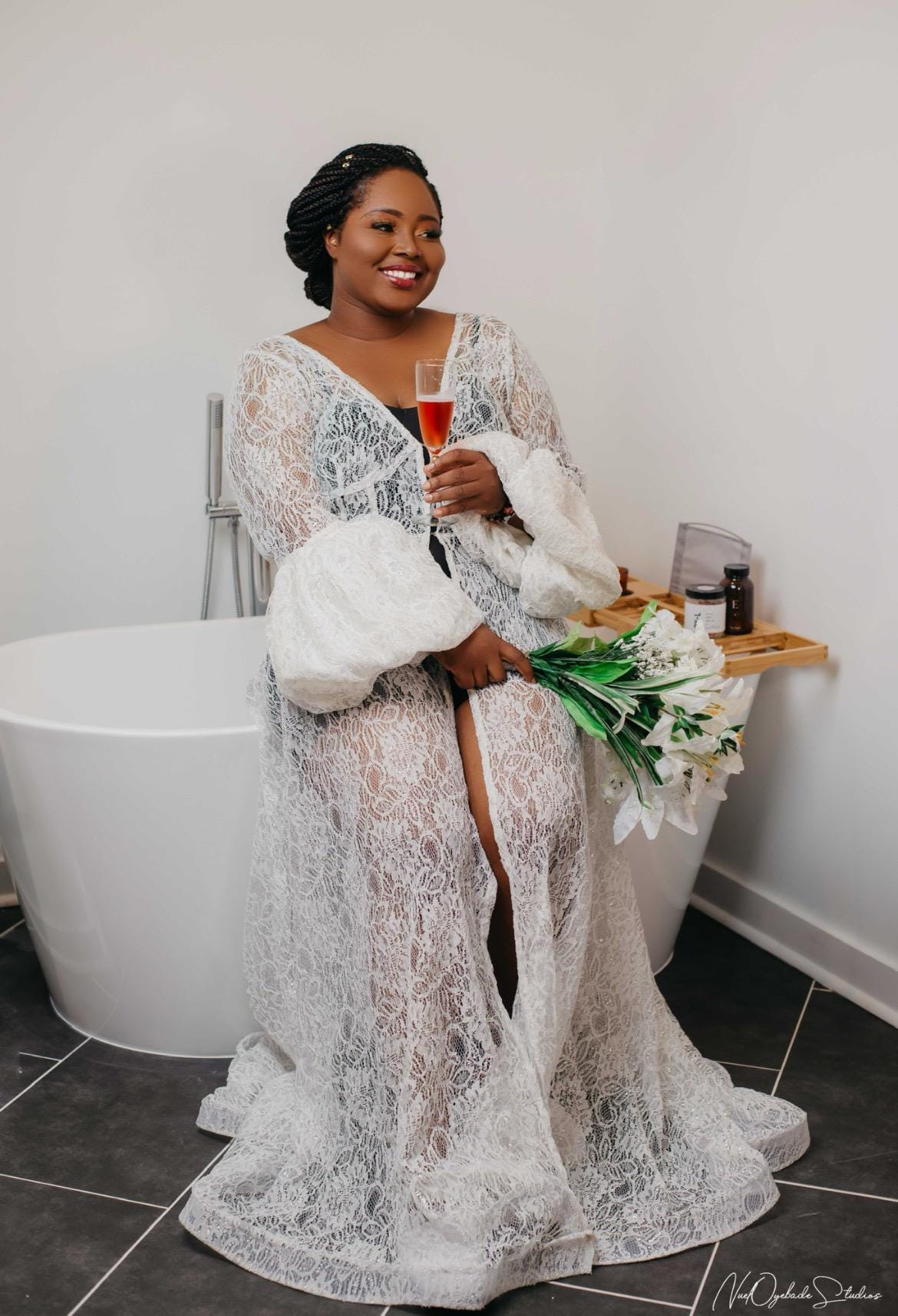 Bridal Robe, Wedding Robes, Short Tulle Robe, Wedding Day Robe,Gift for Bride to be,Bridal morning robe, Gift for her, 2025 bride 2026 bride