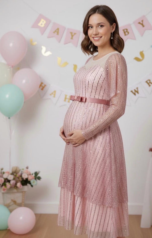 Baby Shower Dress, Custom maternity dress, Maternity Ball dress, Ocassion dress for pregnancy,Gift for Mother to be, senior photo props