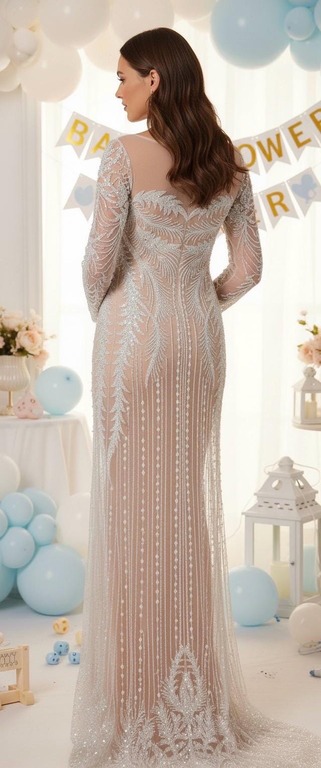 Baby Shower Dress, Custom maternity dress, Maternity Ball dress, Ocassion dress for pregnancy,Gift for Mother to be, senior photo props